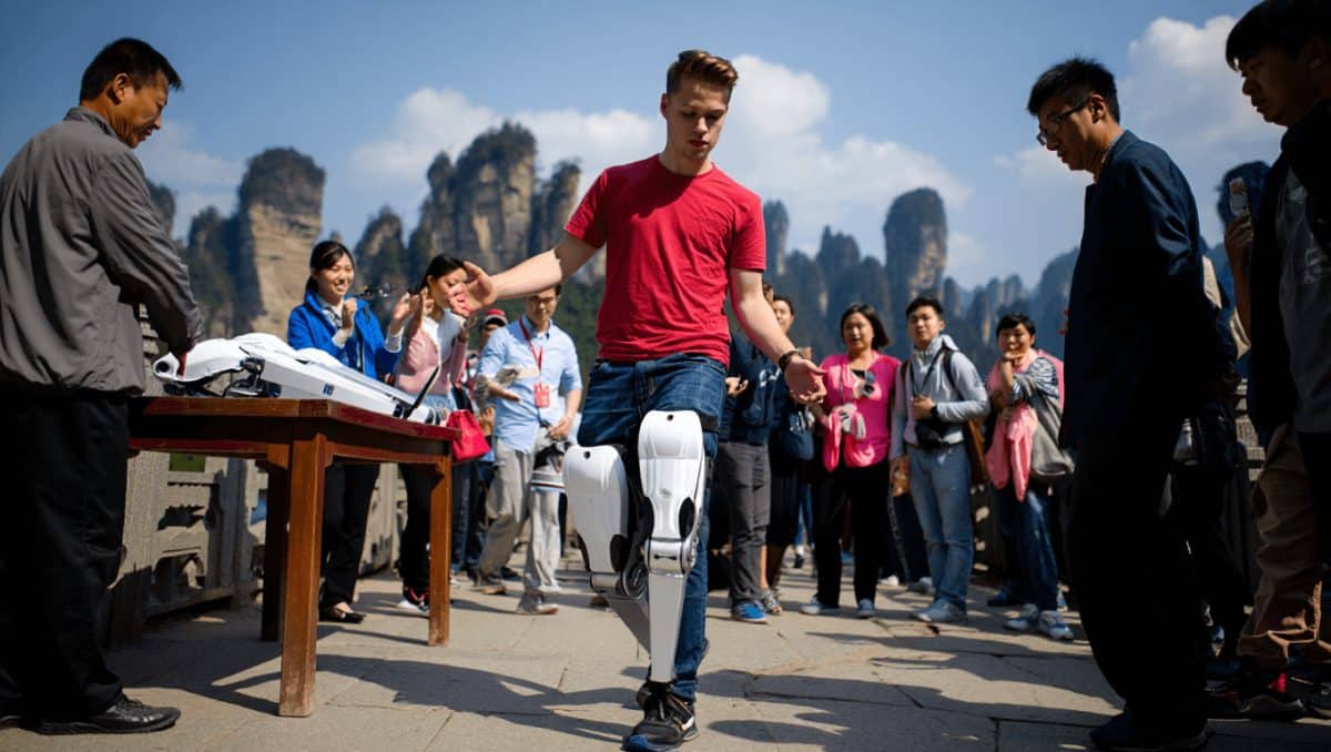 “This is literally the future”: Tourist in China rents robotic legs for under $1,000—Americans joke it’d cost 10x more here