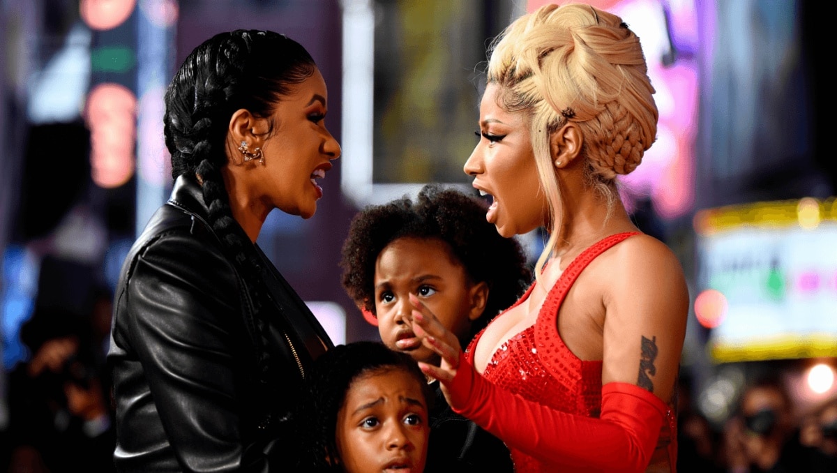 “Just throw hands”: Cardi B and Nicki Minaj’s beef gets ugly as they drag each other’s kids