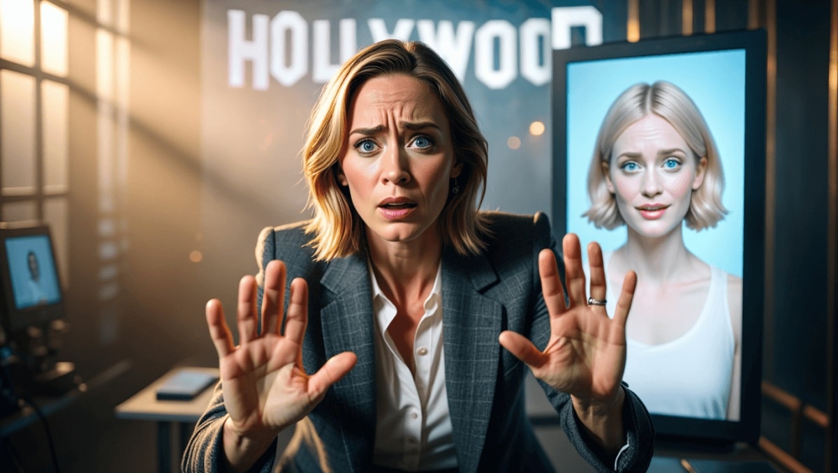 
    “Good lord, we’re screwed”: Emily Blunt begs Hollywood not to sign “terrifying” AI star Tilly Norwood  