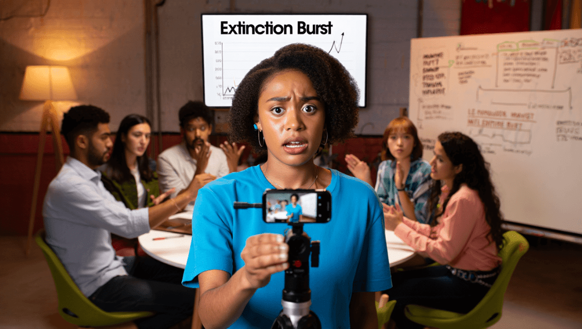 “They know”: Left-wing TikTok adapts the “extinction burst” theory to explain right-wing male behavior