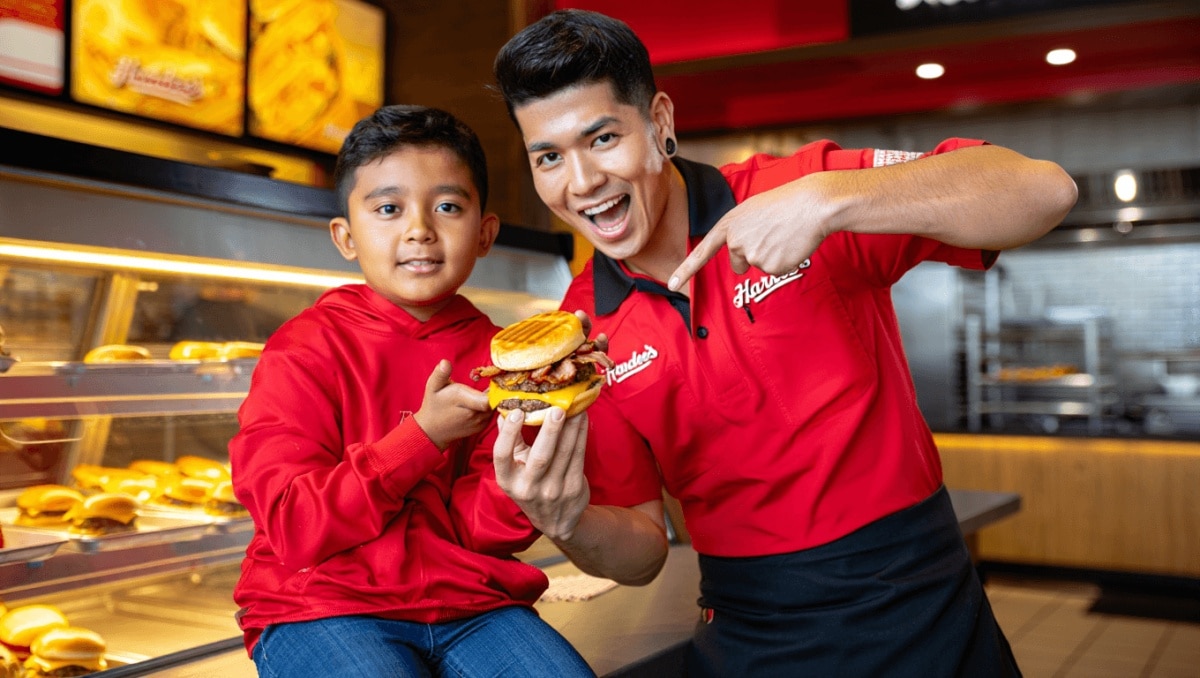
    Hardee’s teams up with The Rizzler for grilled-cheese-style burger collab, the “Rizzwich Combo”  