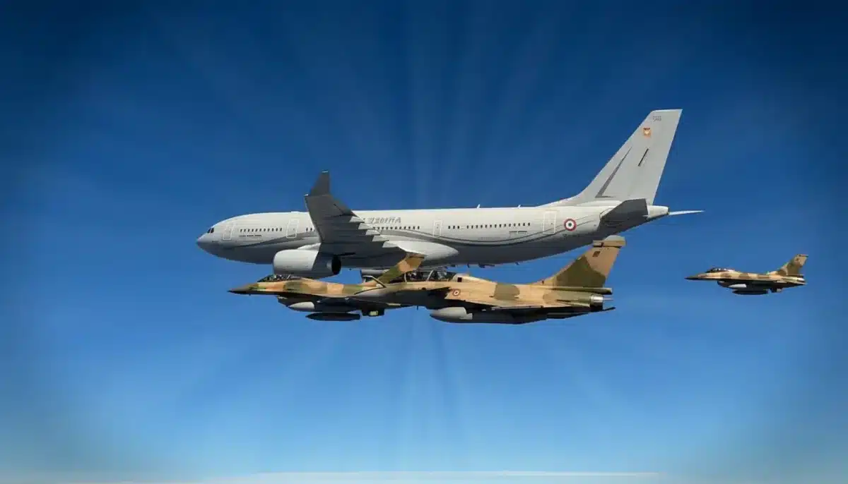 Tension at 30,000 Feet: Moroccan Jets and French Airbus Face Off in High-Stakes Military Drill