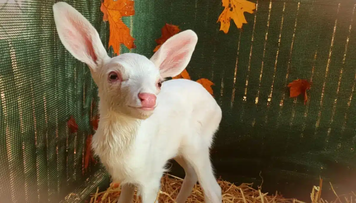 “I Thought I Was Saving a Sheep—Turns Out, It Was a Rare Albino Deer”