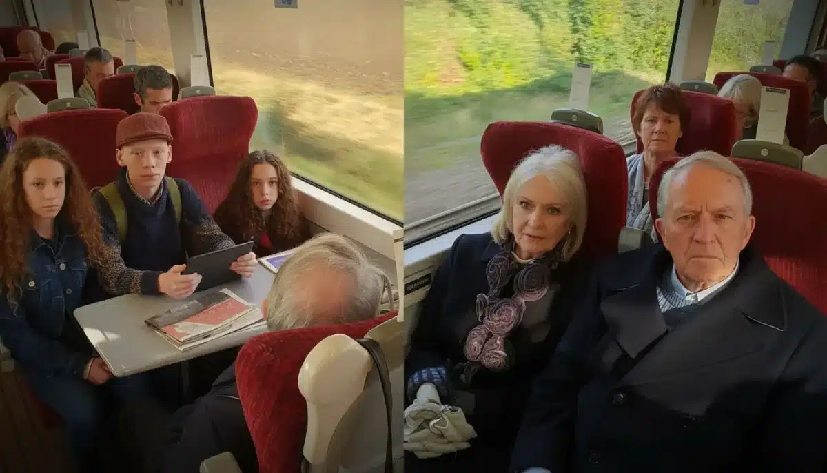 Outrage on the rails: Mother’s viral clash with elderly couple over reserved seats sparks online uproar