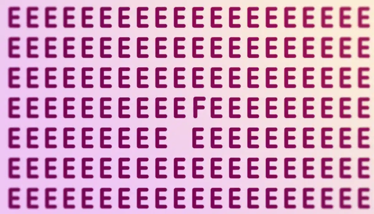 Only 11 Seconds to Spot the Hidden “F”—Most People Miss It