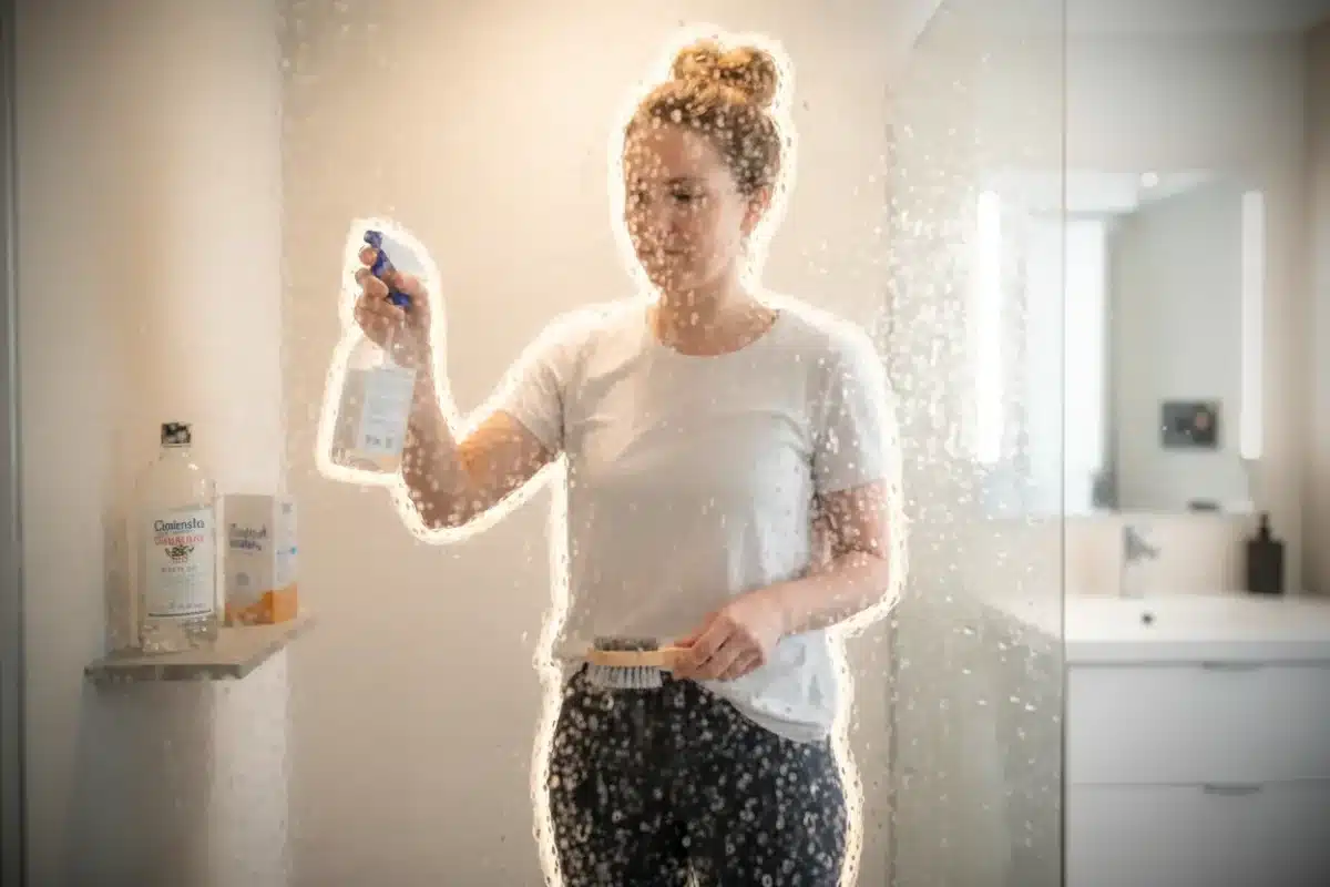 This kitchen staple is the secret to spotless shower walls—experts say it outperforms chemicals